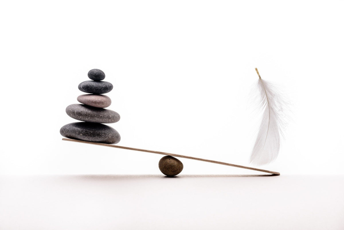 Spa Stones Plume Wallpaper Mural in your room