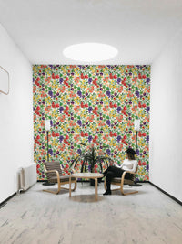 Beautiful fruit wallpaper with Mediterranean style

