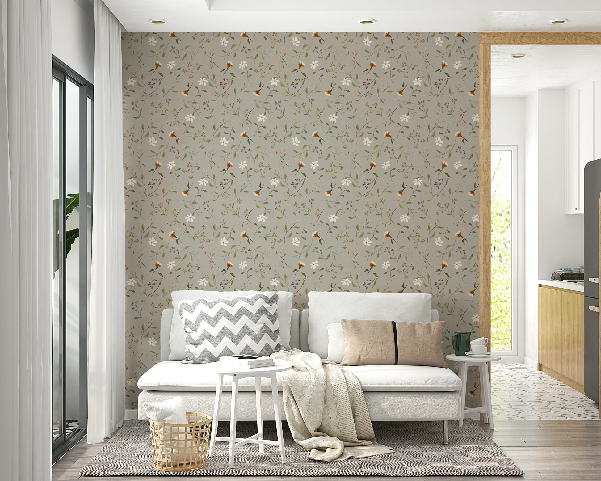 Gentle wall art capturing floral nostalgia

