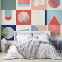 Calm wall design for interiors

