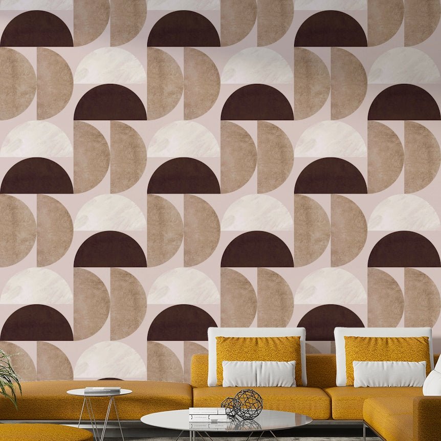 Abstract pattern repeating wallpaper for walls


