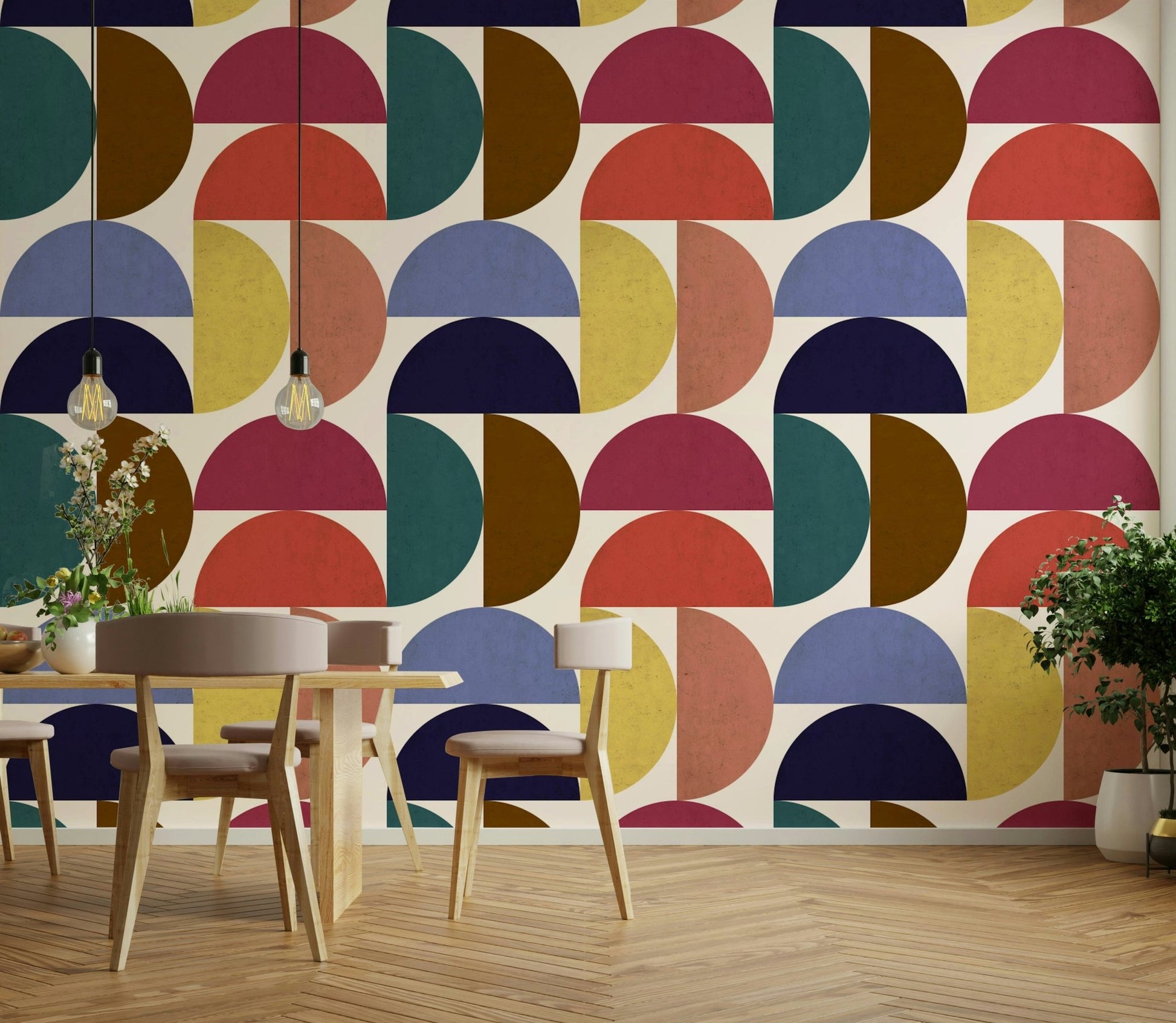 Mescolanza 21 wallpaper with expressive brush effects

