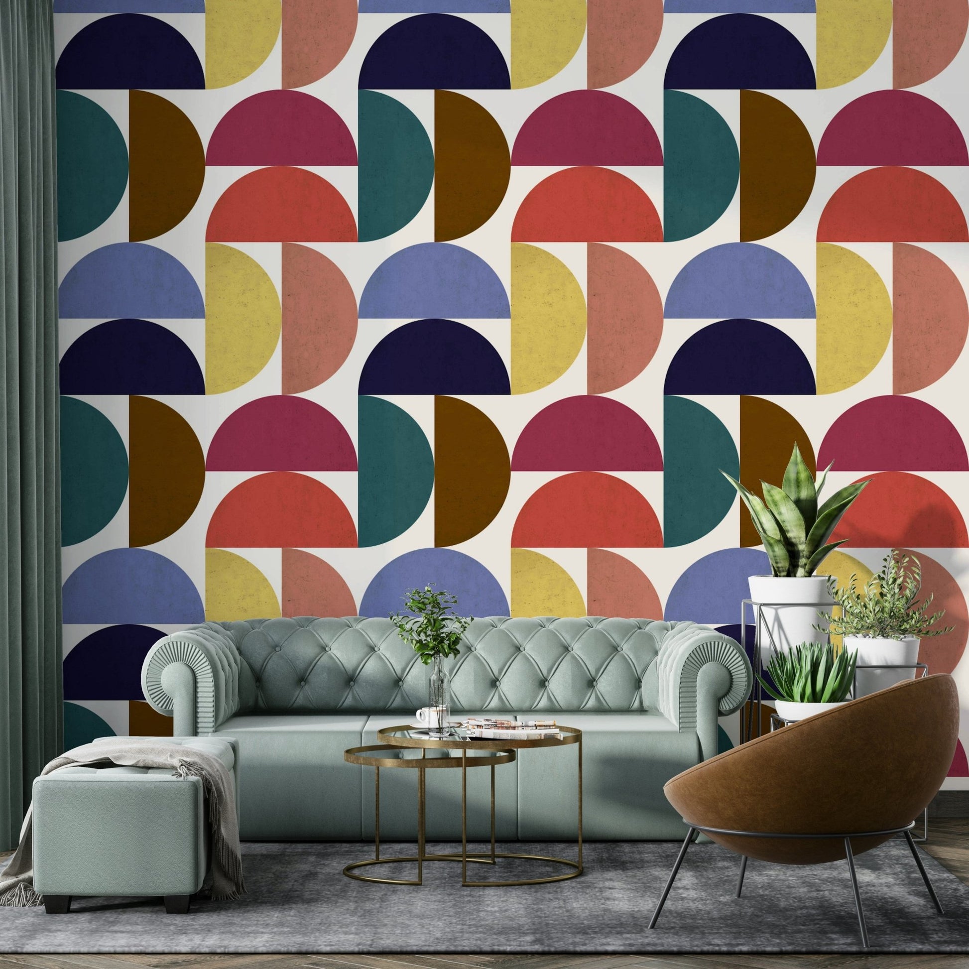 Abstract design for artistic living and workspaces

