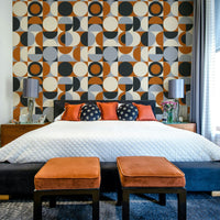 Mescolanza Wallpaper adding depth to minimalist space

