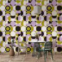 Modern living room with Mescolanza feature wall

