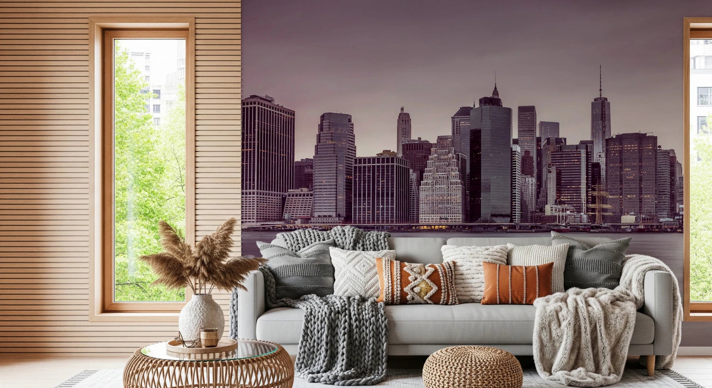 Metro Dusk Horizon Wall Mural