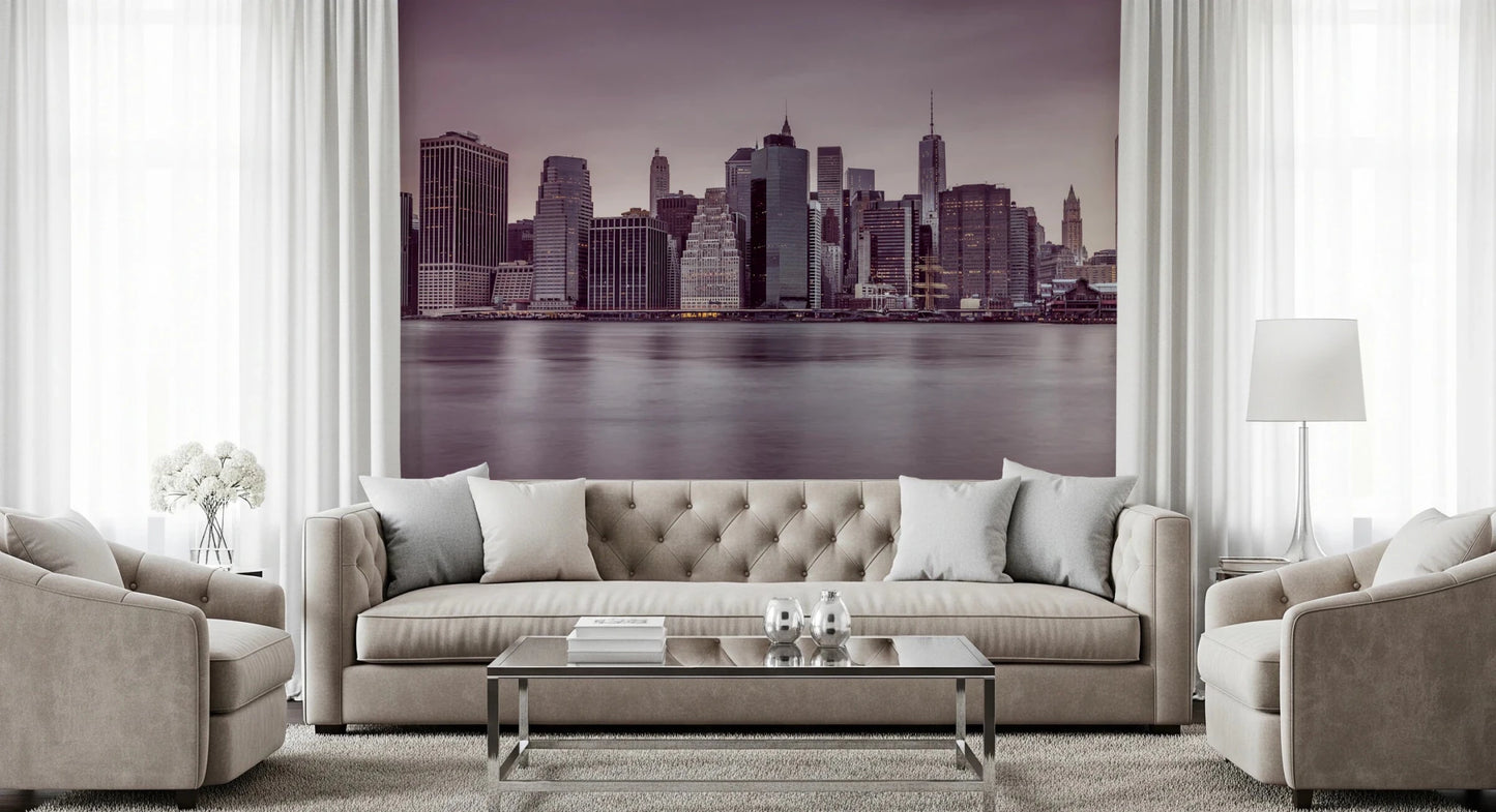 Metro Dusk Horizon Wall Mural