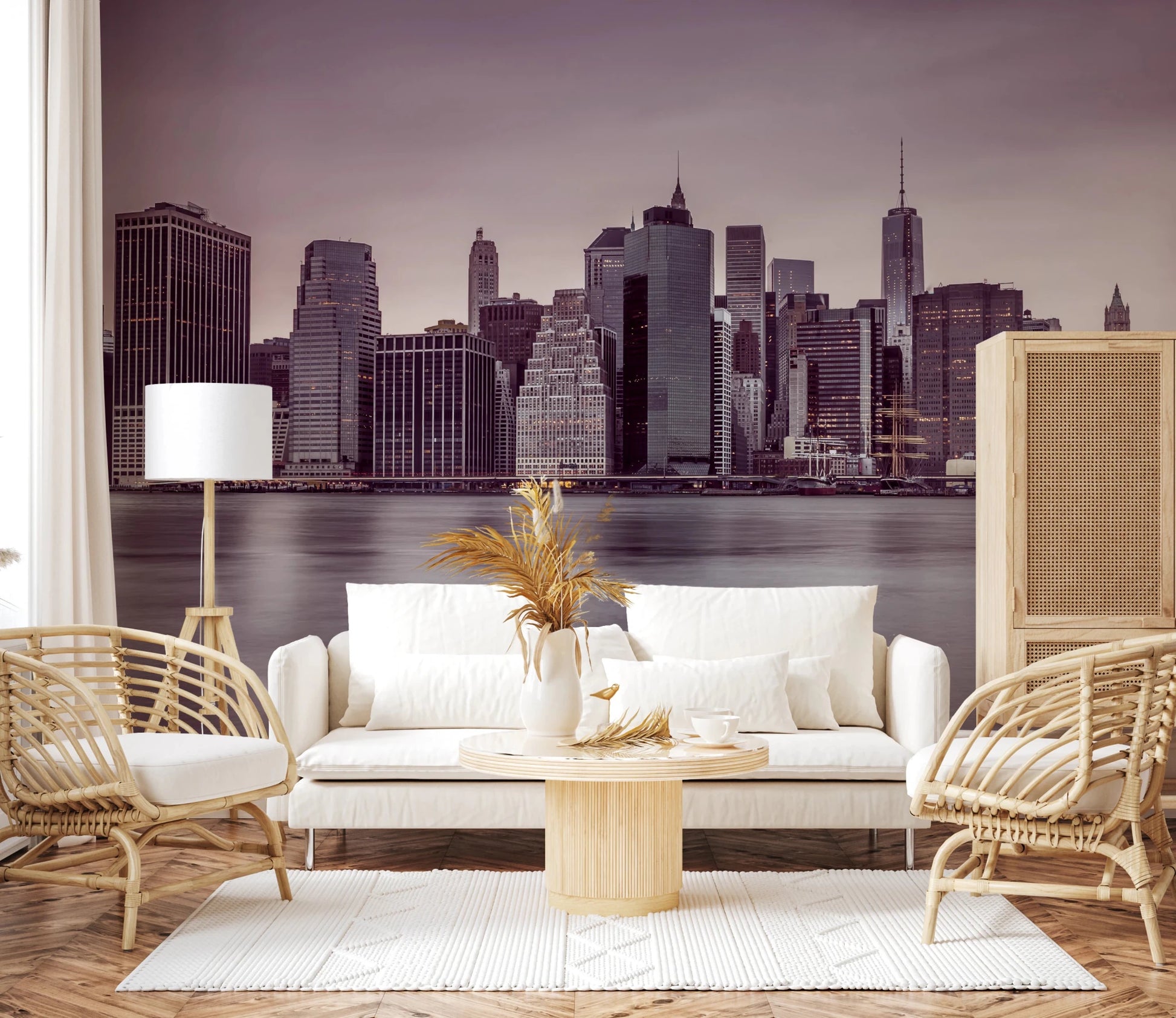 Metro Dusk Horizon Wall Mural