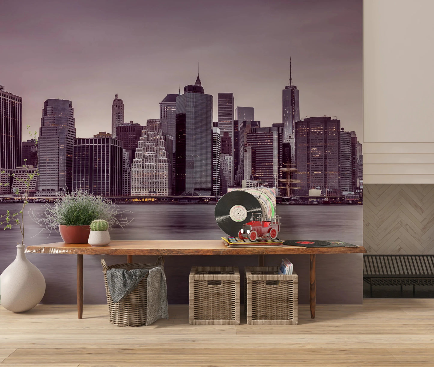 Metro Dusk Horizon Wall Mural