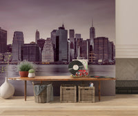 Metro Dusk Horizon Wall Mural