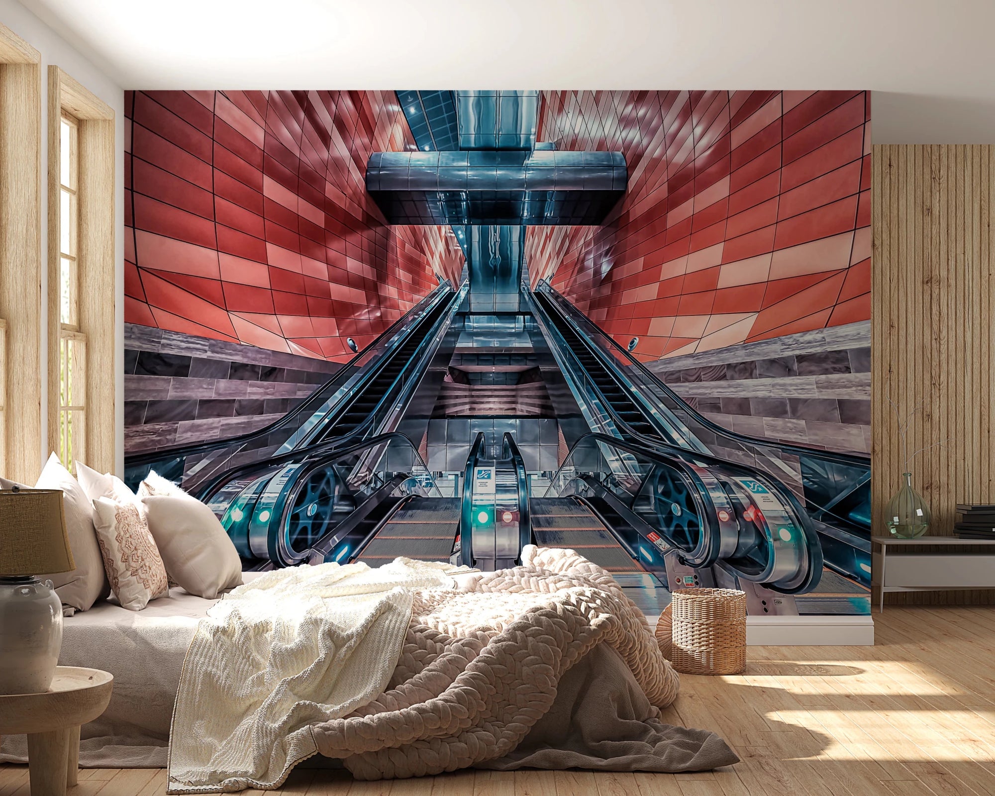 Metropolis Ascent Wall Mural