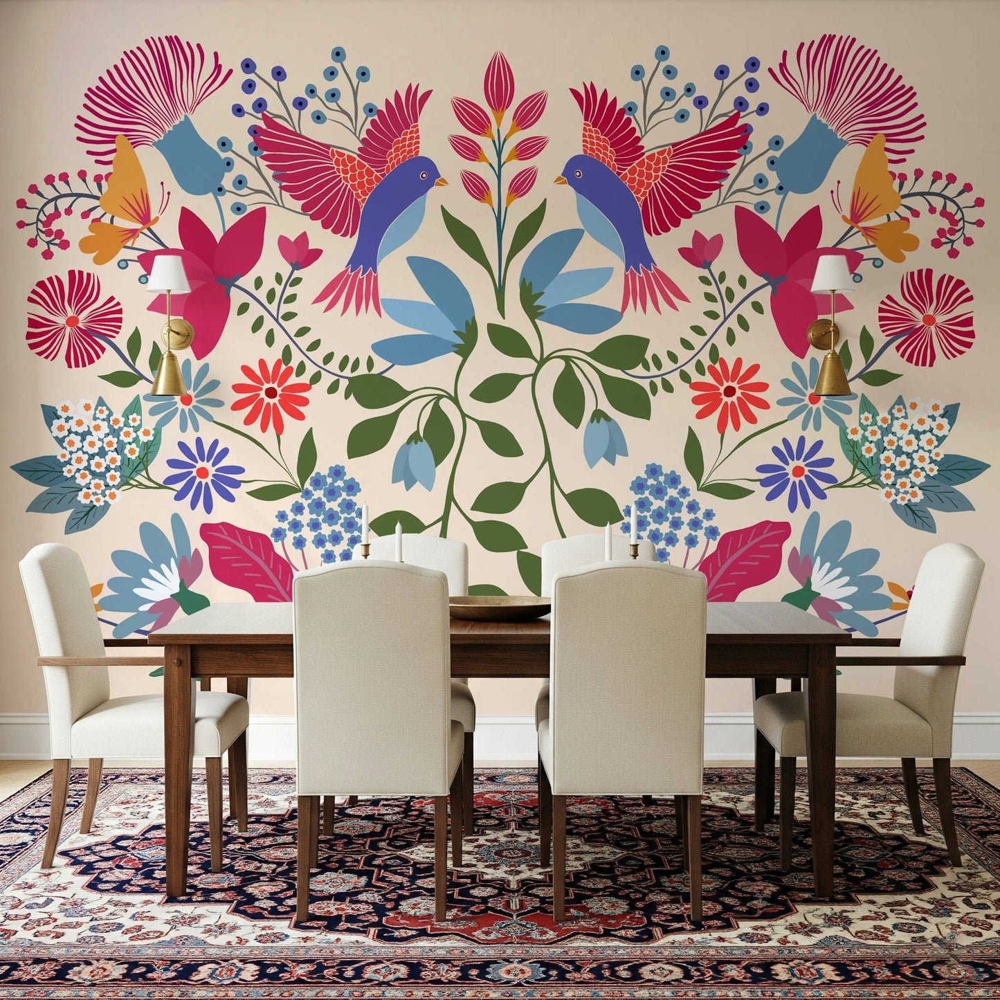 Mexican Garden Wall Mural