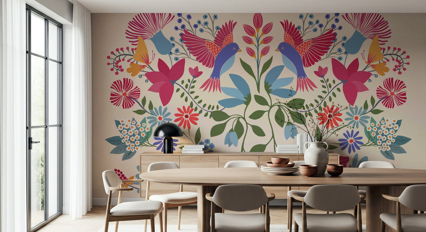 Mexican Garden Wall Mural