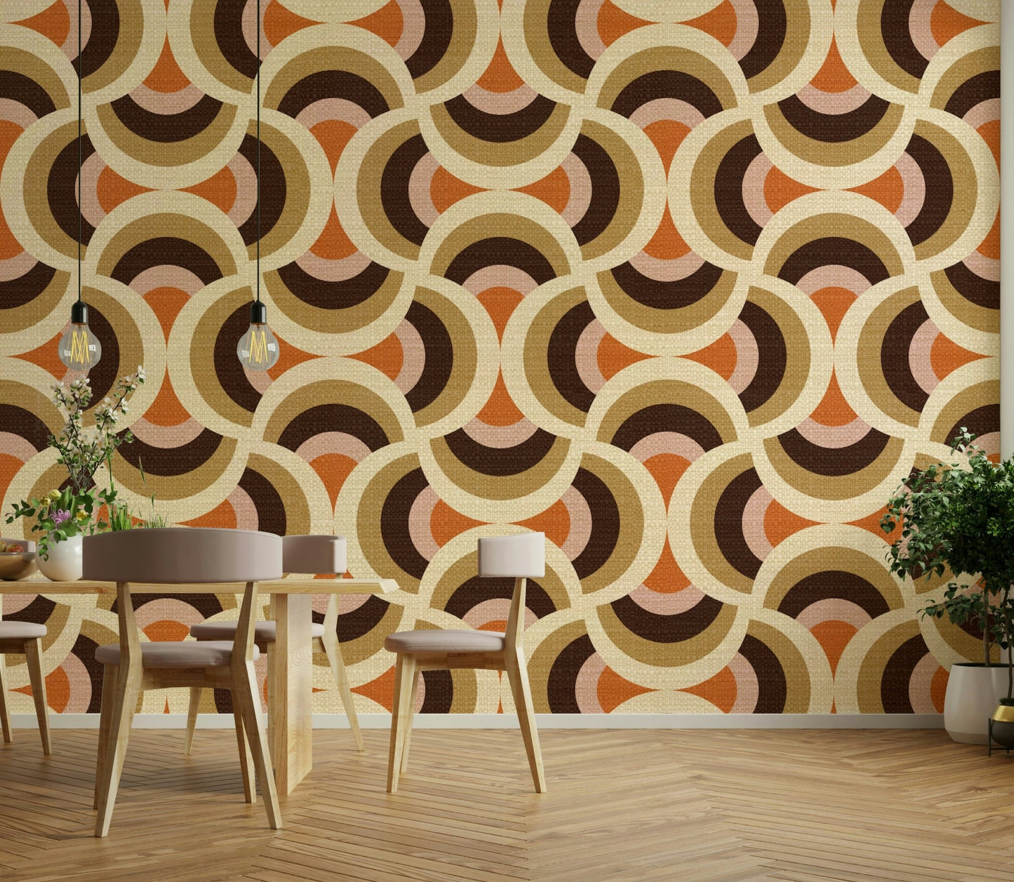 The style is distinctly Mid-Century Modern.
