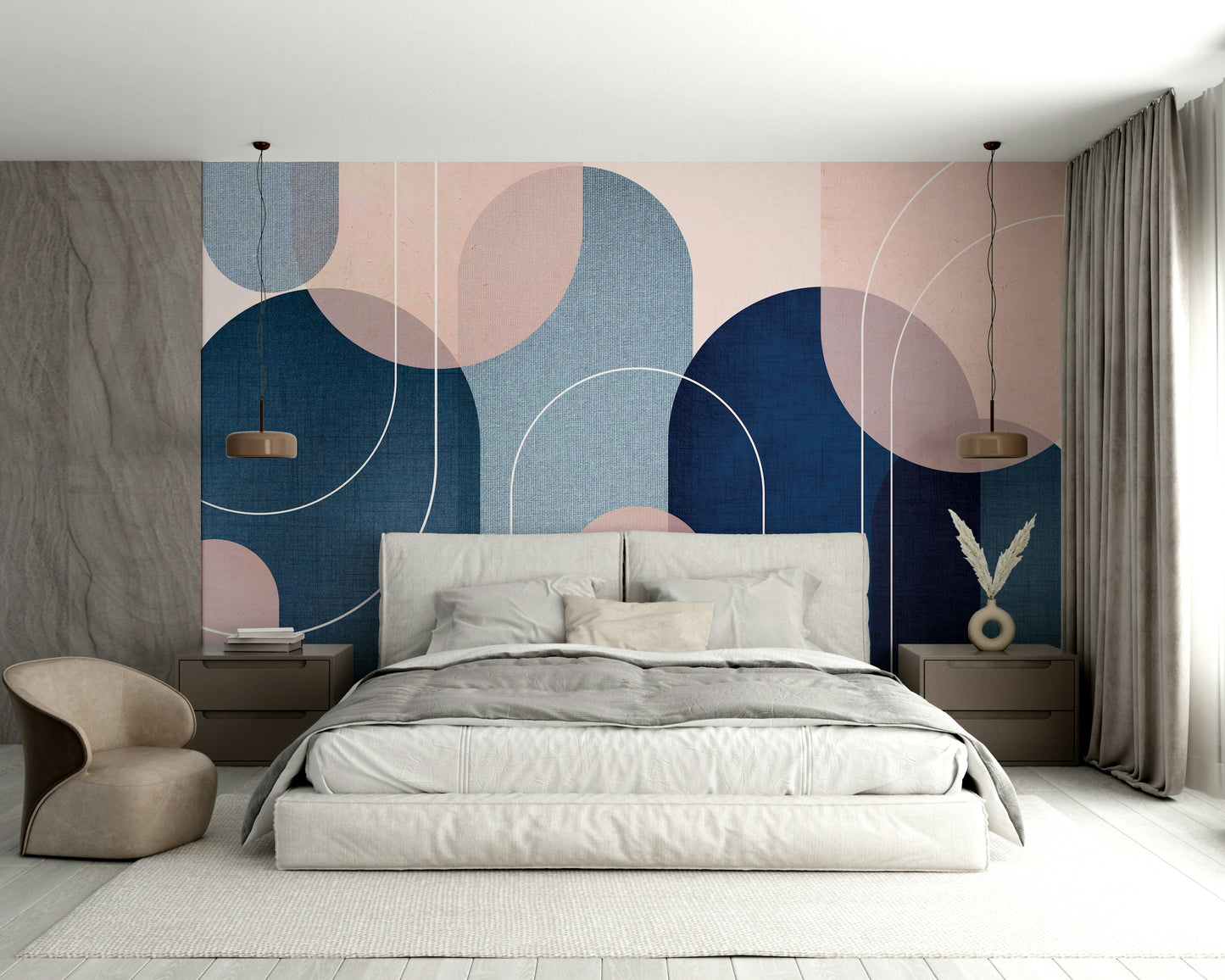 Iconic curved arch design for walls

