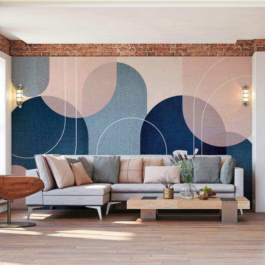 Mid-Century Modern Arches Wall Mural

