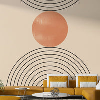 Mid - Century Modern Minimalism Wall Mural