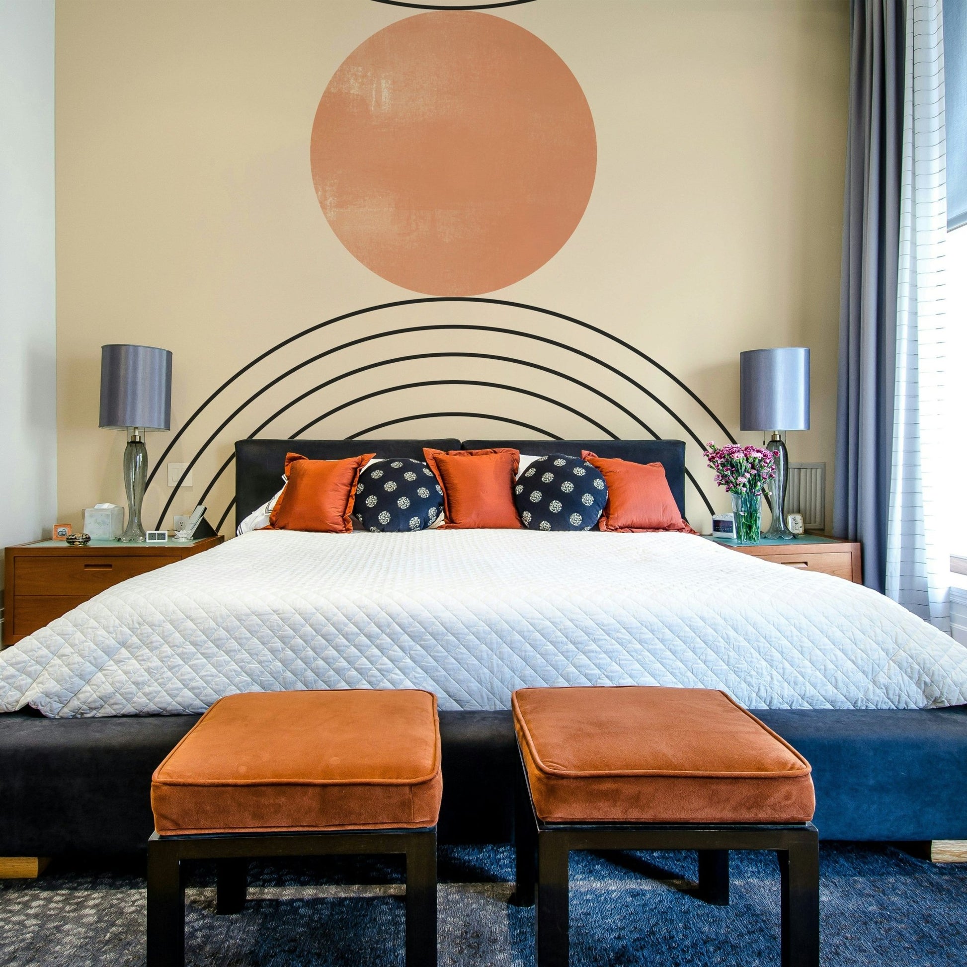 Mid - Century Modern Minimalism Wall Mural