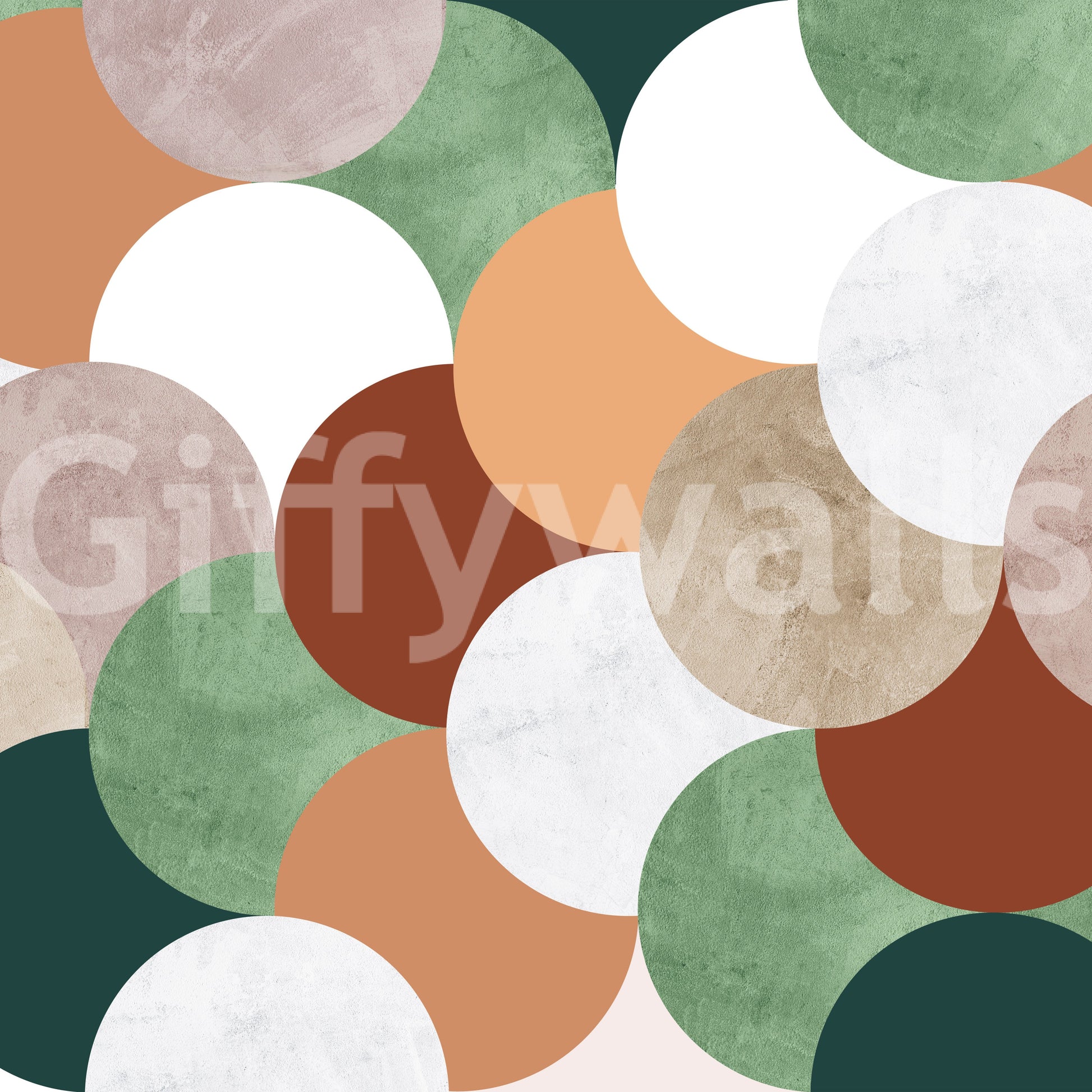 Warm tone geometric wallpaper

