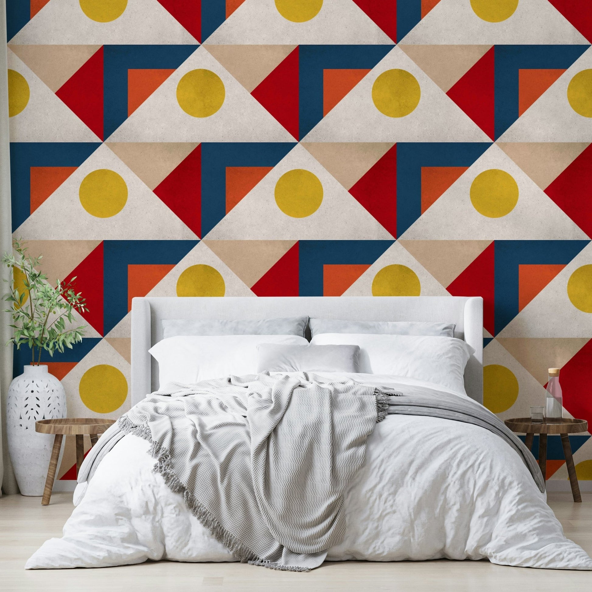 Multicolor mural wallpaper for creative interiors

