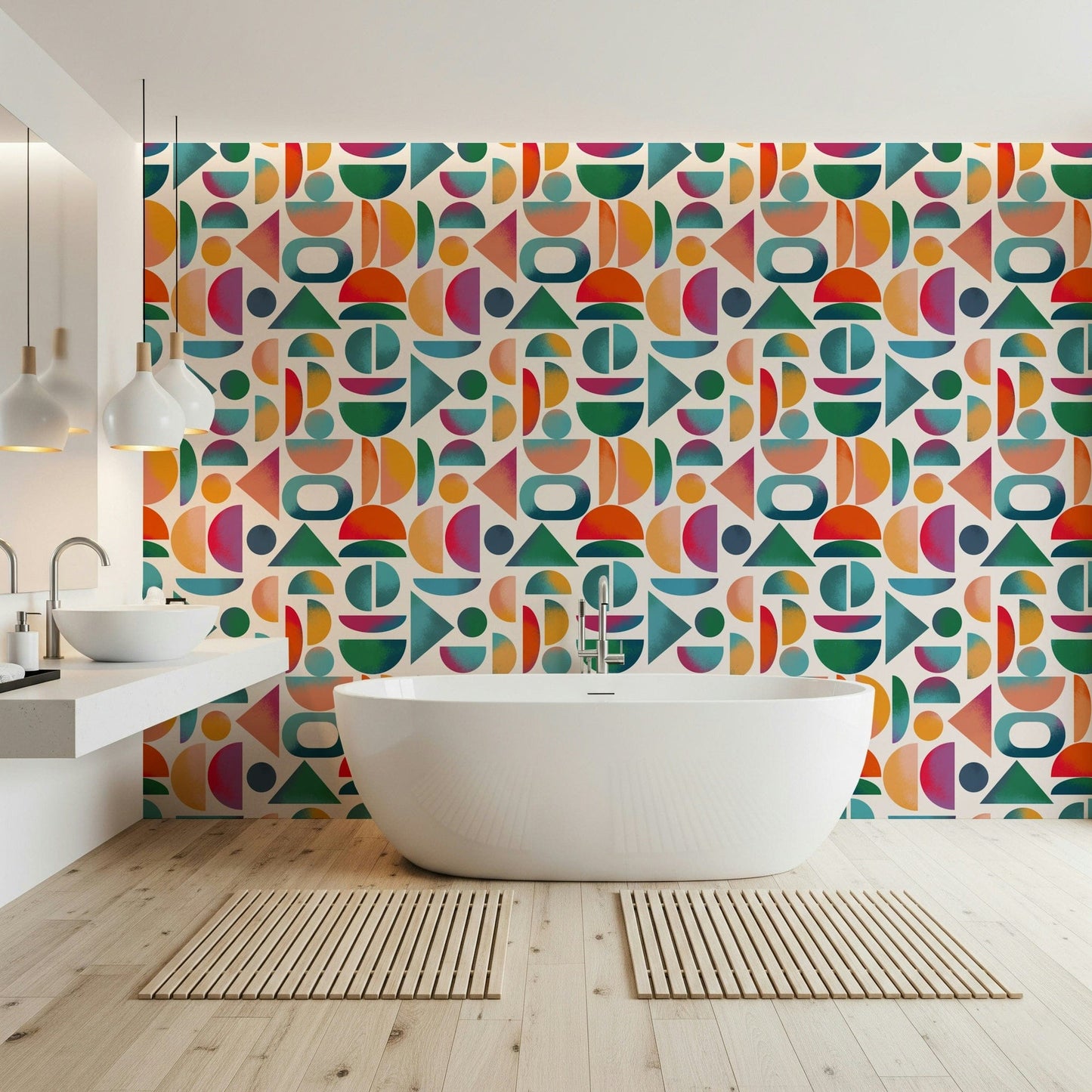 Mid - Century Pop Wallpaper⁠