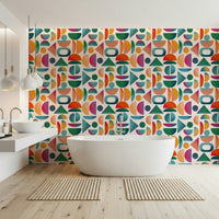 Mid - Century Pop Wallpaper⁠