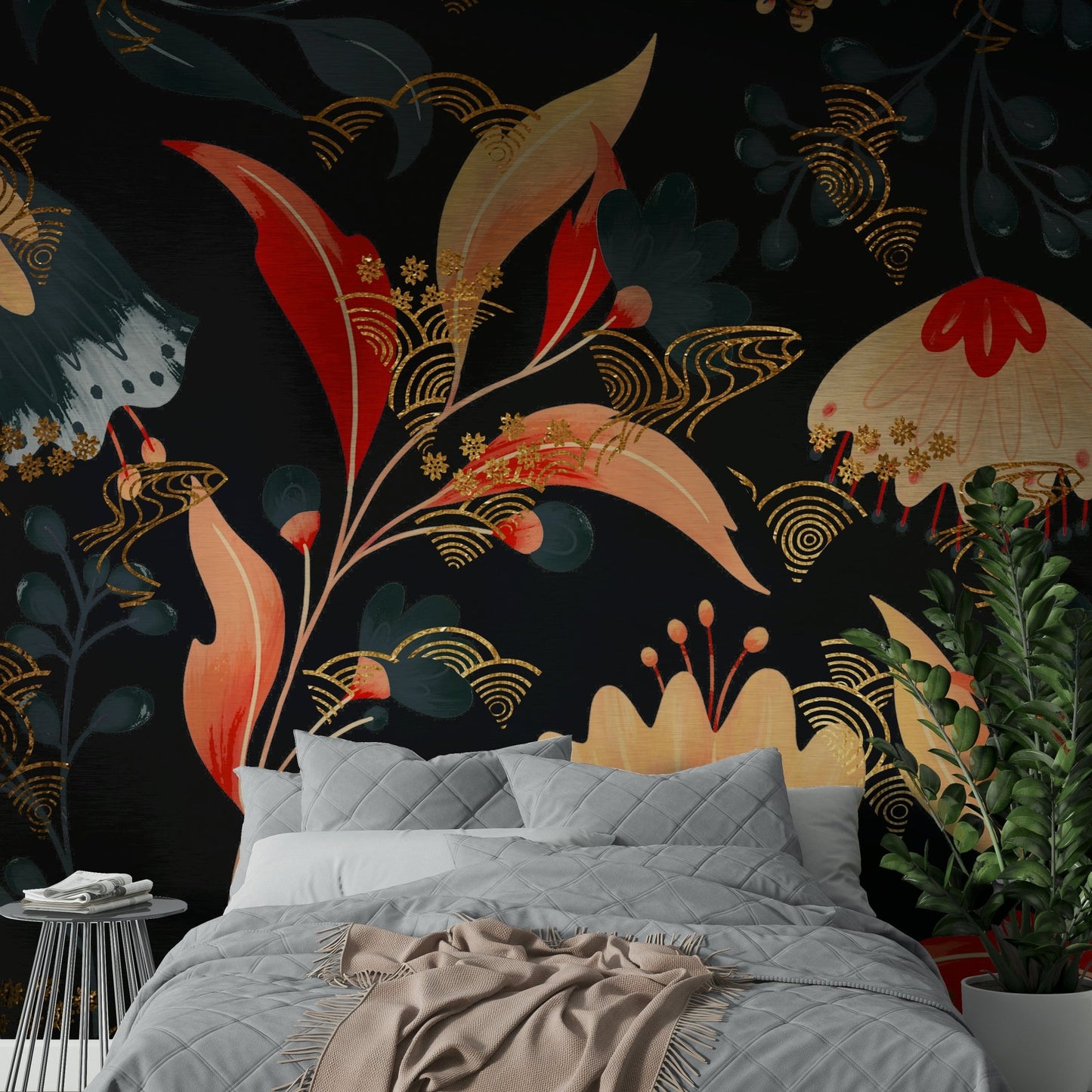 Ideal for a bedroom, dining room, or accent wall.
