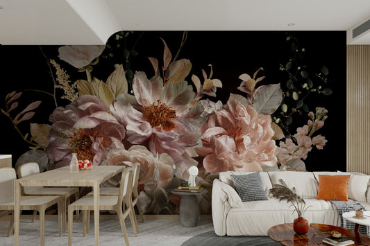 Midnight Garden mural wallpaper

