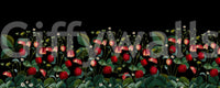 Artistic garden wallpaper for living rooms

