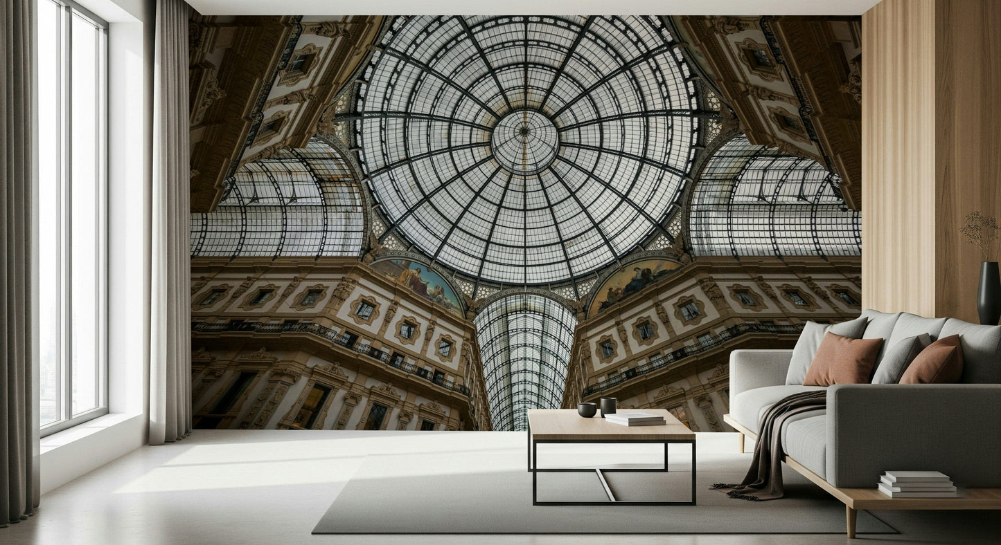 Milan Cathedral Wall Mural – Detailed depiction of the Duomo’s spires and facade for a grand, elegant wall feature.