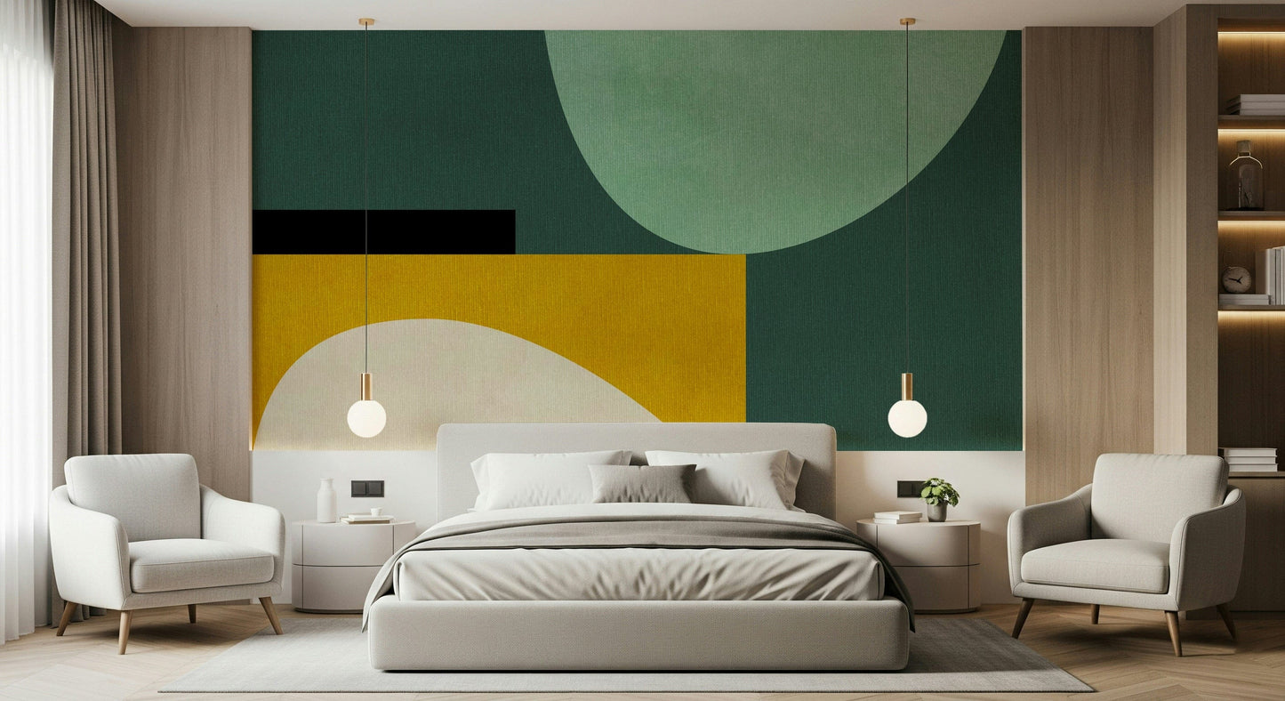 Minimalist Curves Wall Mural - 2858615