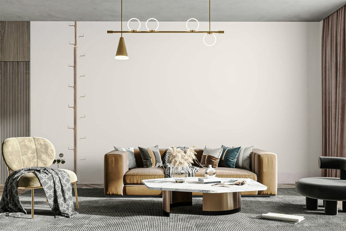 A serene coastal view wall mural for your decor.

