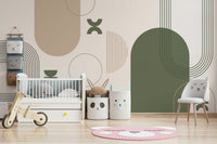 Vintage vibe wall art in minimalist style

