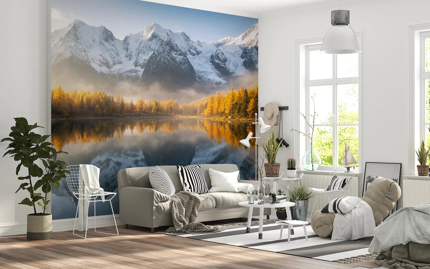 Mirror Mountain Vista Wall Mural