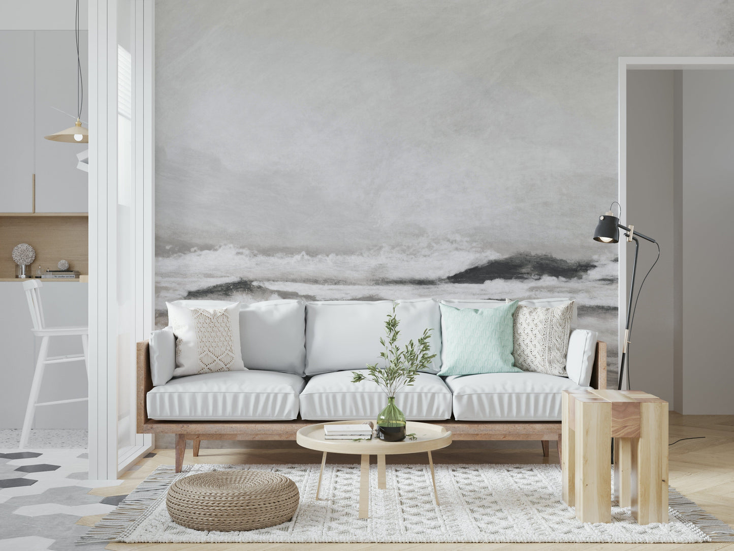 Misty Coast Wall Mural -2923035