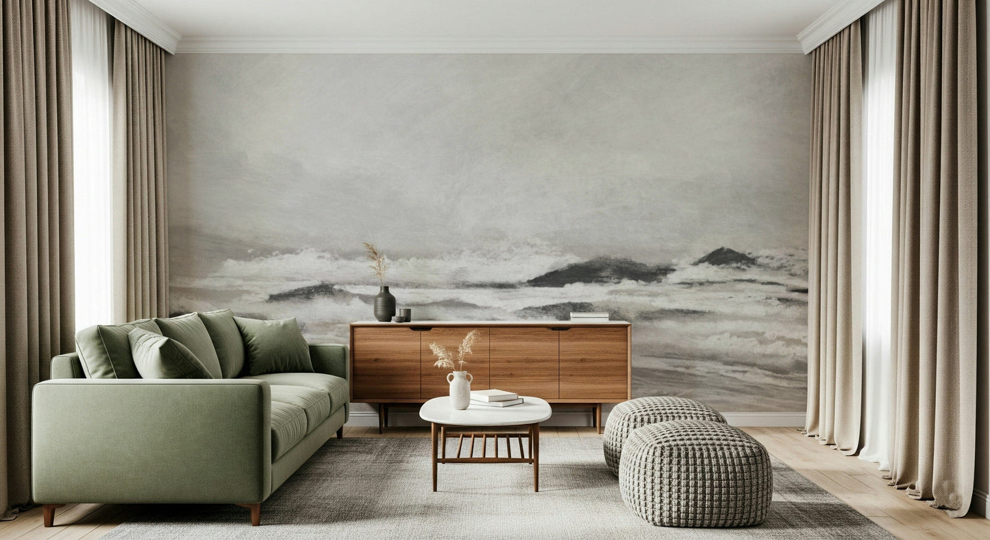 Misty Coast Wall Mural -2923035