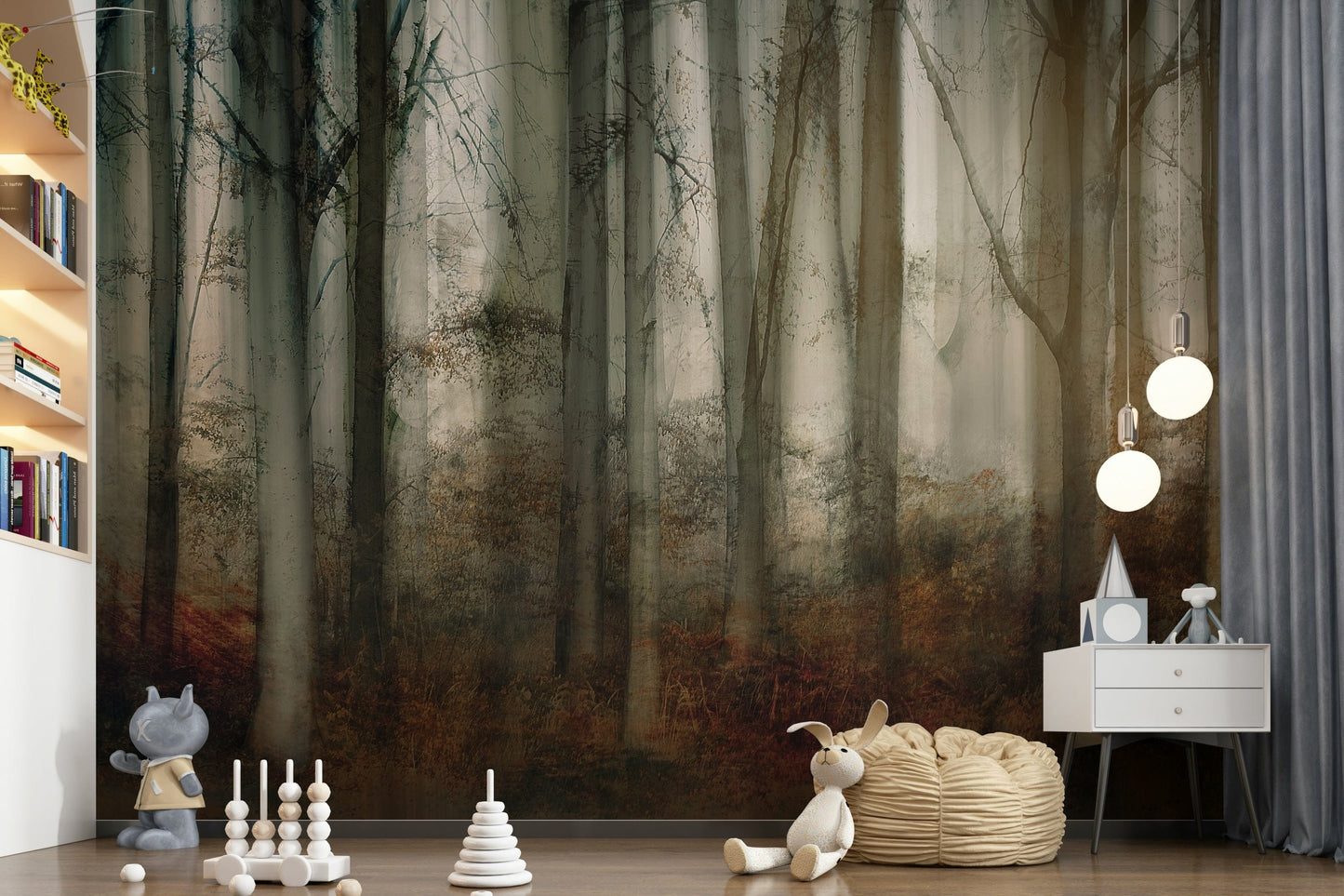 Enchanted Forest Haze Wall Mural -2109985