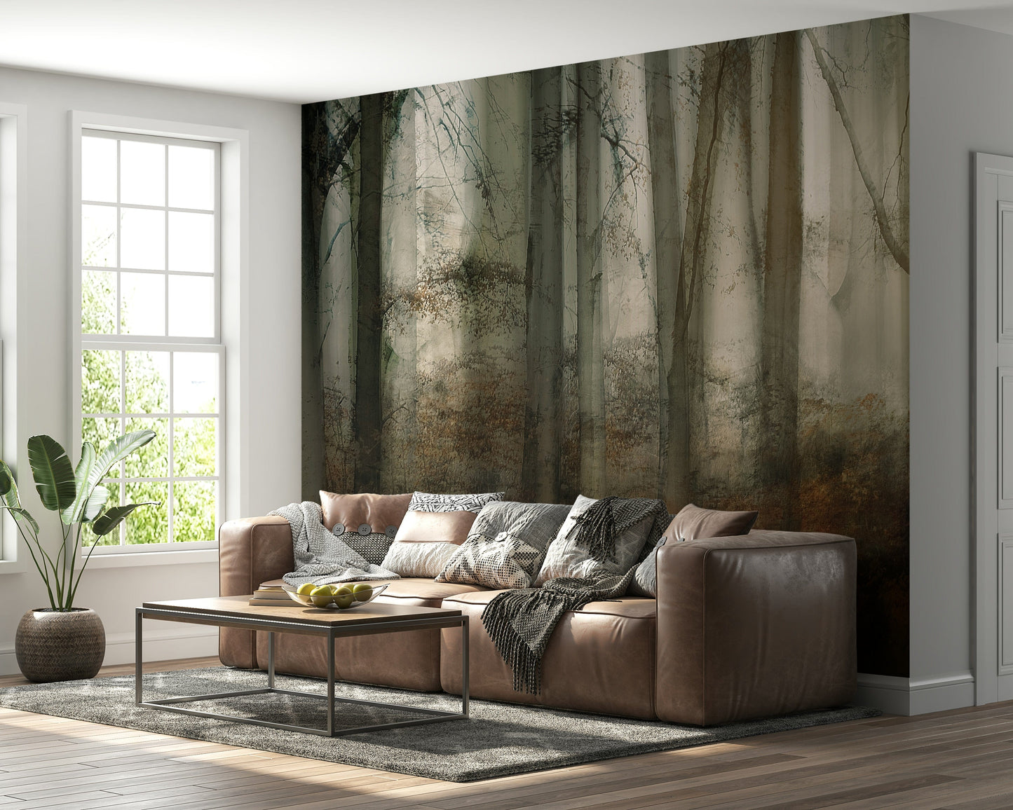 Enchanted Forest Haze Wall Mural -2109985