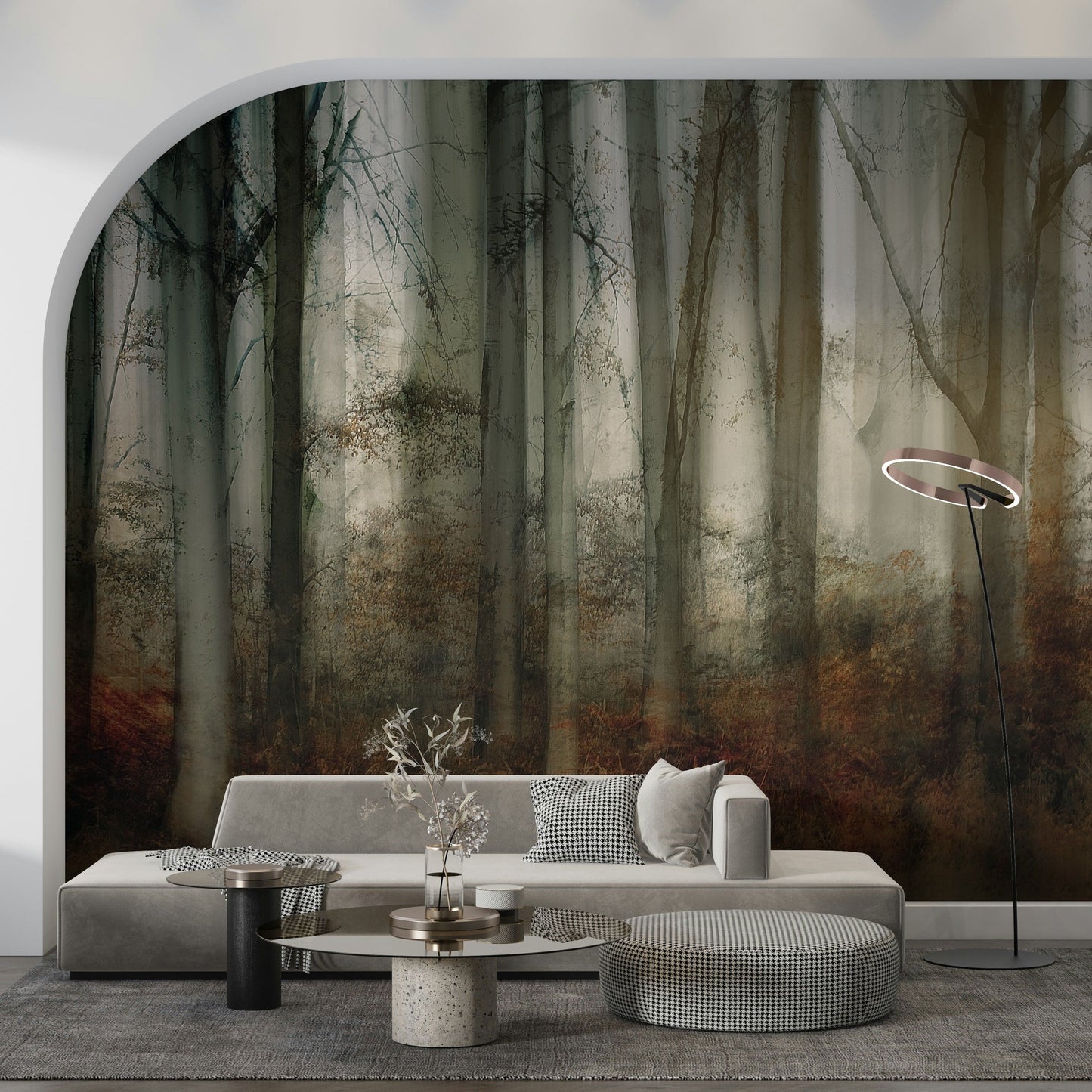 Enchanted Forest Haze Wall Mural -2109985