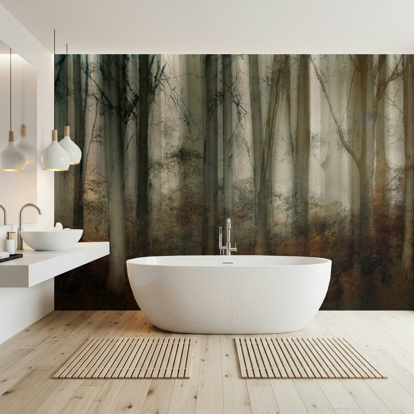 Enchanted Forest Haze Wall Mural -2109985