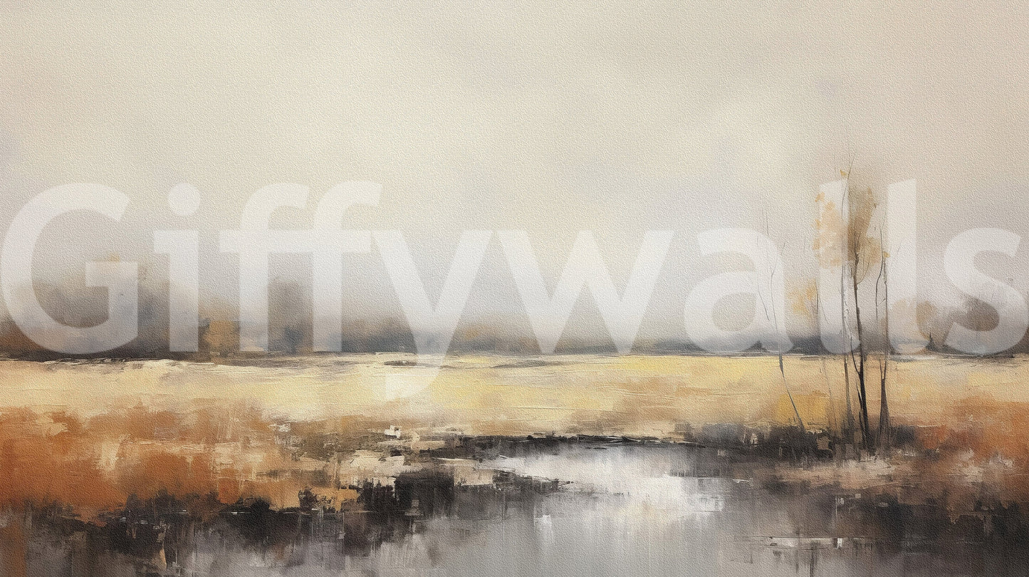 Golden Marsh Serenity Wall Mural -2816794