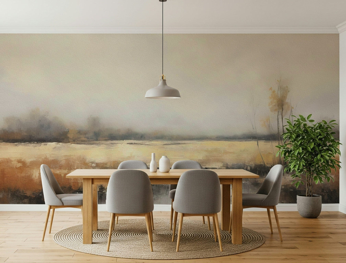 Golden Marsh Serenity Wall Mural -2816794