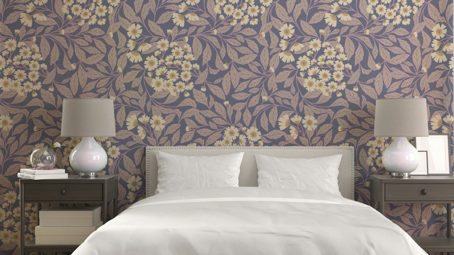 The colors are soft, muted tones of pale green, gray, and beige.

