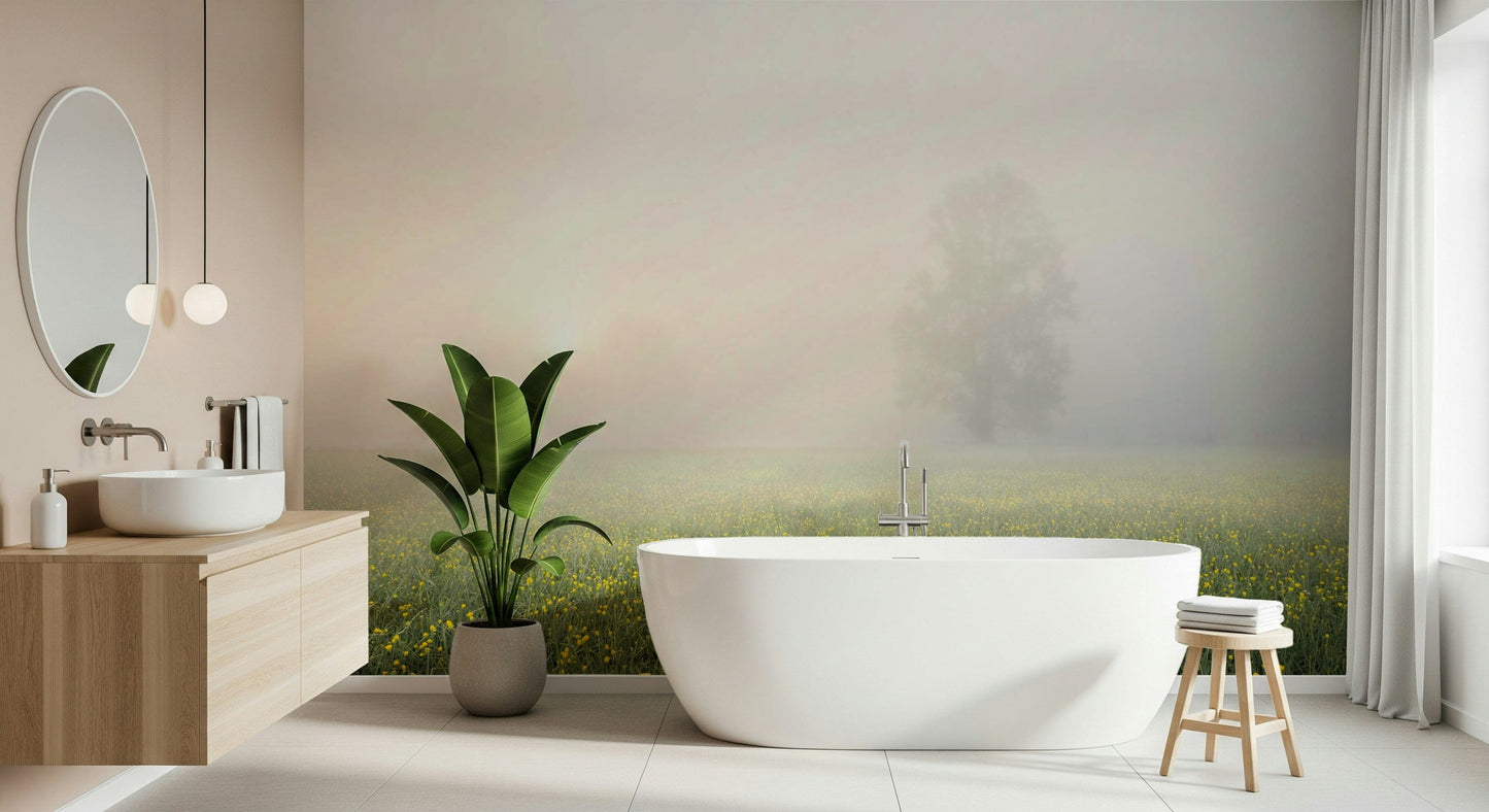 Misty Meadow Bloom Wall Mural -2262314