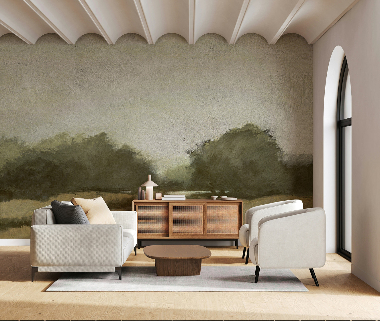 Misty Path Wall Mural -2879452