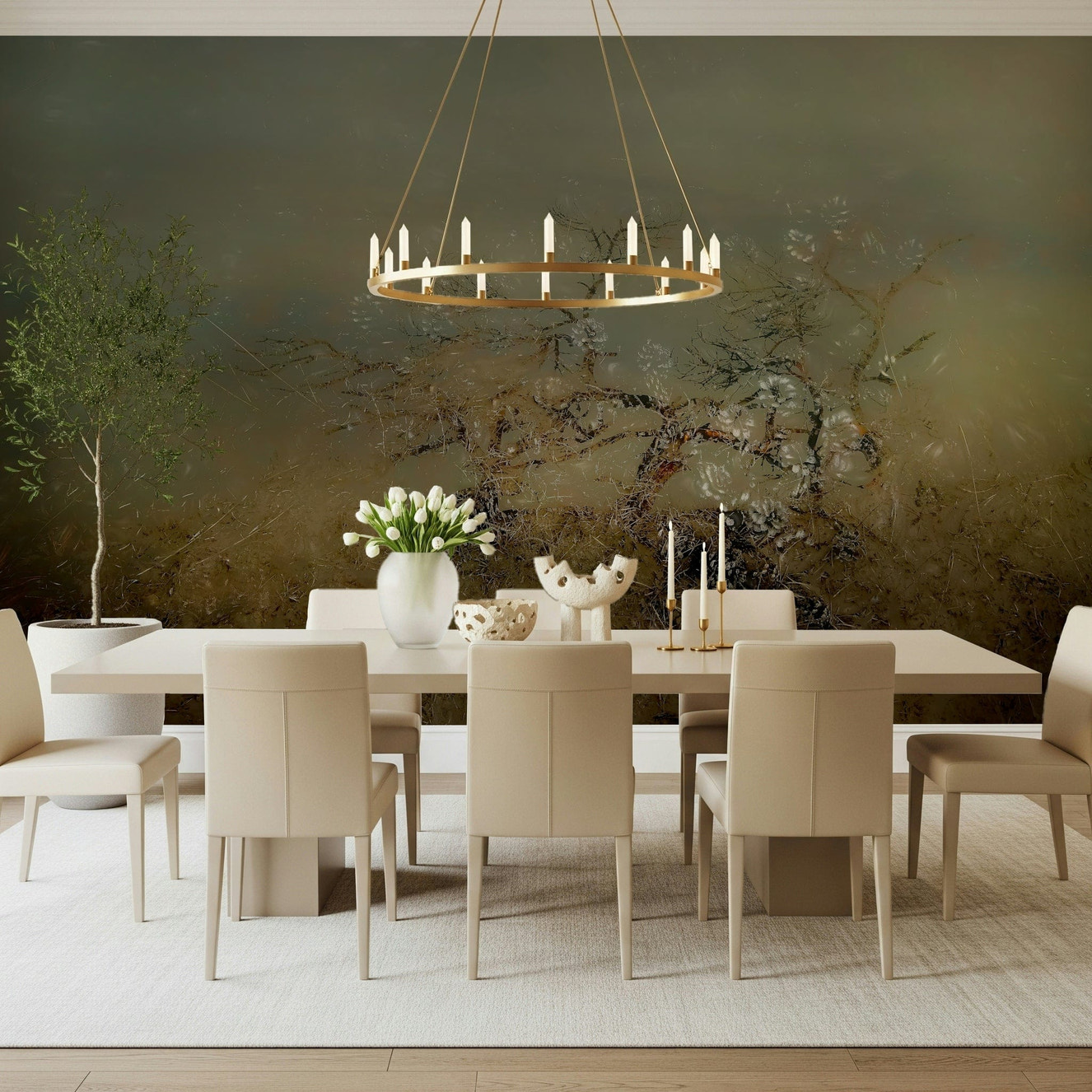 Misty Reflections Wall Mural -1737279