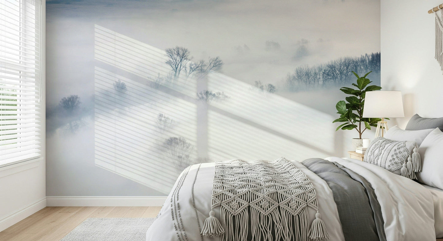Misty Treescape Wall Mural -2159059