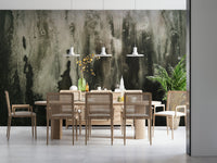 Textured waterfall wallpaper mural with natural mist and flowing water for peaceful, immersive décor.