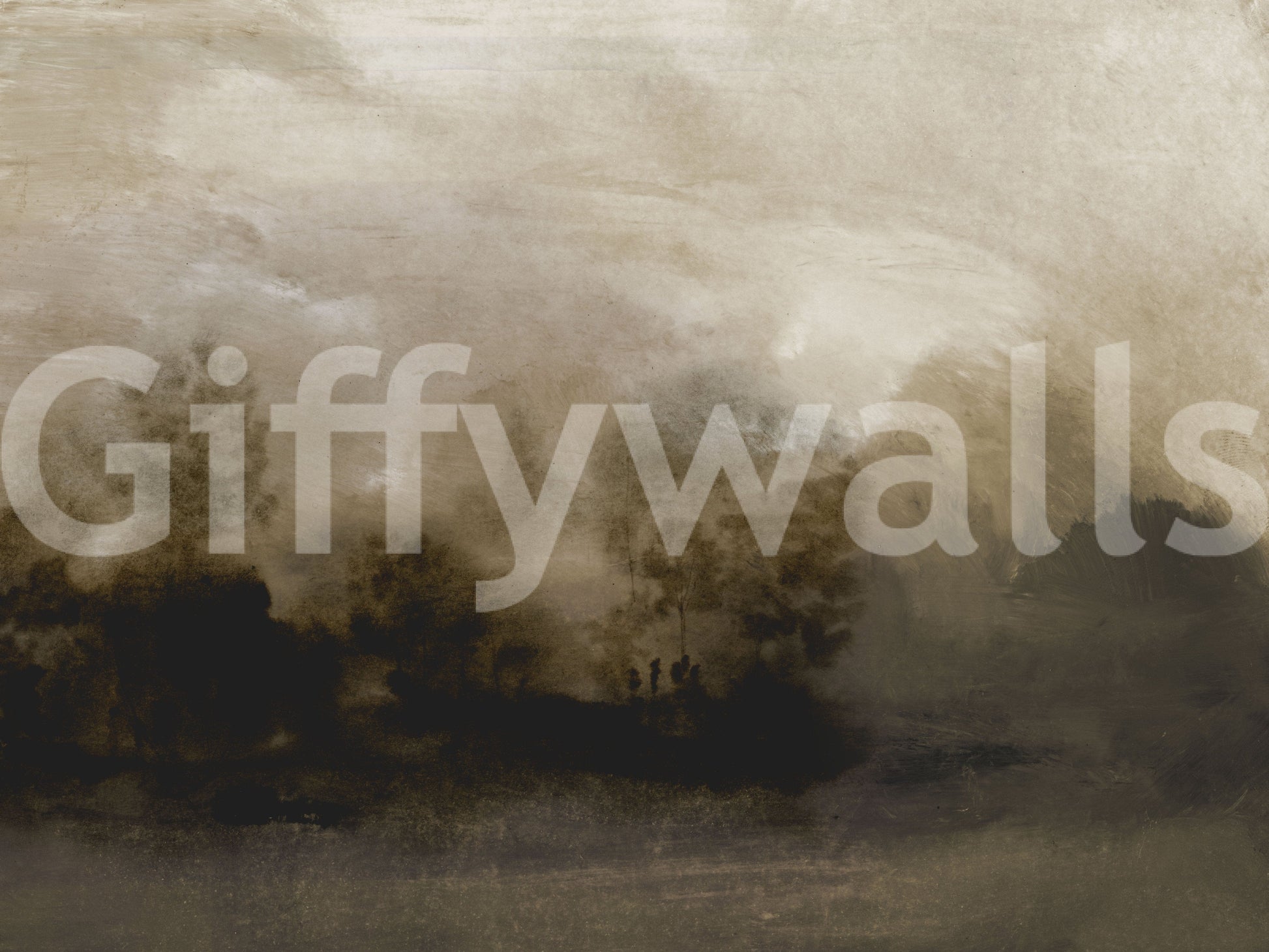 A high-quality minimalist tree wall mural for walls.