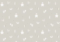 White Color Forest Animals Wallpaper - Giffywalls